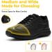 Fitville Men's Wide Non-Slip Waterproof Work & Cooking Shoes - Lightweight Safety Footwear - EU Size 44 - Far Black - Buy Online on GoSupps.com