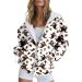 Halloween Costumes Sleeve Pocket Zipper Track Jacket Loose Halloween Pumpkin Print Women Hoodie Pale Hoodie Ai Large - Buy Online on GoSupps.com