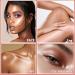 Highlighter Makeup Palette - Long Lasting Shimmer & Glitter Highlighter for Women | Professional Face Highlighter Powder -02 - Buy Online on GoSupps.com