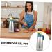 Milisten 2 Pcs Lecythus Large Capacity Oil Bottle Metal Oil Bottle Car Stickers Automatic Oil Bottle Soy Sauce Pot Metal Oil Cruet Olive Oil Condiment Oil Bottle Oil Rack Barbecue Glass 9X9CMx2pcs Yellowx2pcs - Buy Online on GoSupps.com