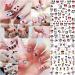 Cute Cartoon 3D Nail Art Stickers - Self Adhesive Design Decals for Women, Kids & Girls - 5 Sheets - Buy Online on GoSupps.com