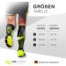 Diasports Runstars Compression Socks for Sports Running Marathon & Triathlon - Premium Even Compression & Reinforced Heel for Men & Women - Black S - Buy Online on GoSupps.com