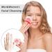 Soft Silicone Facial Cleansing Brush Set for Pore Cleansing and Blackhead Removal - Pack of 3 (Pink, Blue, Green) - Buy Online on GoSupps.com