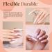 Beetles Poly Extension Gel Nail Kit - Pink Nude All-in-One French Kit with Mini Lamp - Nail Art Starter Kit for Halloween Nails - Buy Online on GoSupps.com