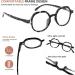 Eyekepper Retro Design Reading Glasses for Women & Men - Vintage Small Lens Eyeglasses +1.50 Diopter Transparent Tortoise - Buy Online on GoSupps.com