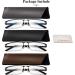 Men's Blue Light Blocking Metal Readers 3 Pack - Gun/Black/Brown 1.0x - Buy Online on GoSupps.com
