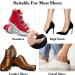 WLLHYF Heel Grips Liner Cushions - 4 Pairs, Black - Prevent Skin Rubbing and Blisters, Improve Shoe Fit - Ideal for High Heels and Sports Shoes - Buy Online on GoSupps.com