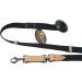 Southwestern Equine 35' Black Cotton Web Lunge Line with Bolt Snap & Rubber Stop - Buy Online on GoSupps.com