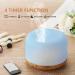 500ml Oil Diffuser with 15x10mL Essential Oils | Aromatherapy Diffuser for Large Room | 2 Mist Modes, 4 Timers, 7 Ambient Lights | Waterless Auto Off | Home & Office Aroma Diffuser (Log Color) - Buy Online on GoSupps.com