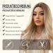 24-Inch Ombre Blonde Wavy Wig for Women - Dark Roots Loose Waves | Glue-Free Daily Cosplay Wig - Buy Online on GoSupps.com