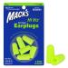 Mack s Hi Viz Soft Foam Earplugs 3 Pair Most Visible Color Easy Compliance Checks 32dB High NRR Comfortable Safe Ear Plugs for Shop Work Industrial Use Motor Sports and Shooting