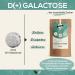 D-Galactose Powder 500g - Premium Mucus Sugar from Austria | 99% Pure & Vegetarian | High Quality for International Shipping - Buy Online on GoSupps.com