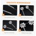 Angoily 8 Pairs Bridal Rhinestone Barrette 90s Jewelry for Women Pearl Hair Accessories Pearl Hair Clips Hair Clips for Women Highlights Hair Dye Kit Pin Miss Wedding Zinc Alloy - Buy Online on GoSupps.com