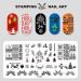 Shop Premium Nail Art Plates for Women - DIY Stainless Steel Nail Stamp Designs Christmas Tree Nail Art & More! - Buy Online on GoSupps.com