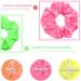 IVARYSS Neon Velvet Hair Scrunchies - 12 Pack | Premium Soft Elastic Bands for Women & Girls - Solid Colors | 80s Hair Accessories - Buy Online on GoSupps.com