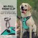 Dociote Anti-Zug Dog Harness - No Pull with Handle & Reflector Strip | Safety Harness for Medium & Large Dogs | L Turquoise (1 Pack) - Buy Online on GoSupps.com