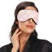 Adjustable Light Blocking Eye Mask for Deep Sleep - Haskirky Breathable Travel & Meditation Mask - Pink Rabbit Design for Men and Women - Buy Online on GoSupps.com