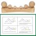 PSOAS Muscle Release Tool - 6 Massage Heads for Deep Tissue Relief & Relaxation | Trigger Point & Wood Therapy Massage Device - Buy Online on GoSupps.com