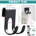 Ningyer 12-Piece Self-Adhesive Razor Shower Holder Set | No-Drill Multi-Purpose Hooks for Bathroom Kitchen & Office | Black/Silver Bathroom Accessories - Buy Online on GoSupps.com