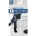 Truform Compression Socks for Men - 15-20 mmHg Cushion Foot Knee High White Large (1 Pair) - Best for Travel & Daily Comfort - Buy Online on GoSupps.com