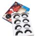 Losha Lashes Wavy and Fluffy False Eyelashes 4 Pairs | Waved Wispy Faux Mink Lashes for Dramatic Look | Thick Exaggerated Fake Eye Lashes - MS07-B Wavy Lashes-01 - Buy Online on GoSupps.com