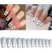 Square Fake Nails 504 Piece Square Press On Nails Full Cover Acrylic Nails False Nails 12-Sizes Nail Art Nail Supplies Artificial Nail Tips Almond/short Square Artificial Nail Tip White - Buy Online on GoSupps.com