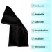 WESTEND CHOICE 9cm Wide Black Stretchy Headband for Gym Yoga - Unisex Soft Head Band for Men & Women - Buy Online on GoSupps.com