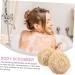 Healeved 2pcs Exfoliating Bath Balls - Flexible Loofah Sponges for Women | Shower Brushes & Facial Accessories - 11x10.5x3CM Khaki - Buy Online on GoSupps.com