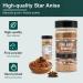 Soeos Chinese Star Anise Powder 2.6 oz (74g) - Ground Dried Anise Star Spice for Baking and Tea - Non-GMO - Bulk Anis Estrella - Buy Online on GoSupps.com