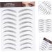 DRESSOOS 12 Sheets Waterproof Eyebrow Stickers Makeup Eyebrow Transfers Eyebrow Transfer Stickers 3d Template - Buy Online on GoSupps.com