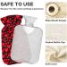 Valentine's Day Red Heart Heat Bottle for Pain Relief - Hand & Foot Warmer 1L Warm Water Bed Warmer - Perfect Gift! - Buy Online on GoSupps.com