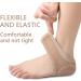 4 Pairs Comfortable Moisturizing Cracked Heel Socks Non-Slip Soft Gel Heel Socks Natural Useful Toeless Heel Socks for Dry Cracked Heels - Buy Online on GoSupps.com