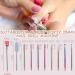 KASESSS 10 Pieces Efile Nail Drill Bits Electric Nail File Bits Professional Cuticle Drill Bit Carbide Nail Drill Bits for Gel Nails Nail Drill Bit Set for Manicure Pedicure Home Salon Use - Buy Online on GoSupps.com