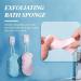 Super Soft Exfoliating Bath Sponge - Magic Body Shower Sponge for Gentle Dead Skin Removal (Random Color) - 2pc Set - Buy Online on GoSupps.com