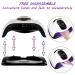 Joyboy Nail Dryer - UV LED Lamp with 4 Timer Settings Infrared Sensor & LCD Display | Complete Manicure Tool Set for Beginners - Perfect for Fingernail & Toenail Care - Buy Online on GoSupps.com
