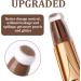 FEXPDL Liquid Contour Wand Cream Contour Liquid Cream Highlighter Liquid Face Concealer Contouring Cushion Applicator Long Lasting Smooth Lightweight Beauty Wand Makeup Brown - Buy Online on GoSupps.com