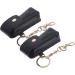 Lipstick Keychain Holder Set | Lip Balm Purse Storage | 2pcs Black Bag Organizer for Women - Buy Online on GoSupps.com
