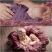 SPOKKI 4 Pcs Newborn Photography Props Set - Long Ripple Wrap, Swaddle Blankets, Headbands for Baby Boys Girls - Buy Online on GoSupps.com