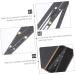 POPETPOP Eyebrow Scale Makeup Tools Makeup Gadgets Eyebrow Drawing Tool Second Generation Moderation Mini 1 count (Pack of 1) Black - Buy Online on GoSupps.com