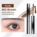 3D Curling Eyelash Iron Mascara - 2 colors Iron Brush Mascara Iron Strong Mascara Metal Tiny Tube Waterproof Makeup Mascara (Curling Brown) Curling Brown - Buy Online on GoSupps.com