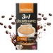 MASSIMO Instant Coffee 3 in 1 with Coffee Beans, White Coffee and Cane Sugar - 160 Instant Coffee Sticks of 17 g - Quick Preparation - Pack of 16