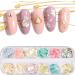 12 Colors 3D Irregular Nail Art Abalone Slices Colorful Nail Art For Shell UV Gel Nail Sequ Nail Art Shell Slices CT30 - Buy Online on GoSupps.com