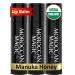Moroccan Magic Organic Manuka Honey Lip Balm - Pack of 3