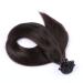 Premium #1B Black Brown 60cm Keratin Bond Hair Extensions - 50 Strands U-Tip 100% Remy Real Hair | Novon Hair Extensions - Buy Online on GoSupps.com