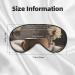 Sleep Mask Eye for Men & Women - Reusable Soft Blackout Eye Masks for Better Sleep Travel & Gifts - Inspirational Quotes - Buy Online on GoSupps.com