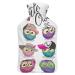 Hot Water Bottle With Lid Owl Pattern Rubber Hot Water Bag For Pain Relief Cramps Foot Warmer Hot And Cold Therapy