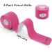 Pregnancy Belly Support Kinesiology Tape | Waterproof, Hypoallergenic Muscle Tape for Pain Relief | 2 Rolls Pink & Purple - Buy Online on GoSupps.com