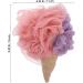 NOLITOY Kids Loofah Ice Cream Cone Bath Sponge - Exfoliating Shower Scrubber for Kids | Soft Mesh Pouf & Fun Bath Time Toy - Buy Online on GoSupps.com
