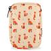 Cute Fox Pill Case Weekly Medicine Organizer with Travel Bag Seven-Day Pill Box Vitamin Supplement Box Fish Oil Pills Holder