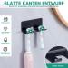 Shop Yybo Electric Toothbrush Holder - Wall-Mounted No Drilling Stainless Steel Black - Efficient Toothbrush Storage for Home & Travel - Buy Online on GoSupps.com